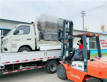 1200L變頻水冷泵真空滾揉機(jī)發(fā)往河北滄州